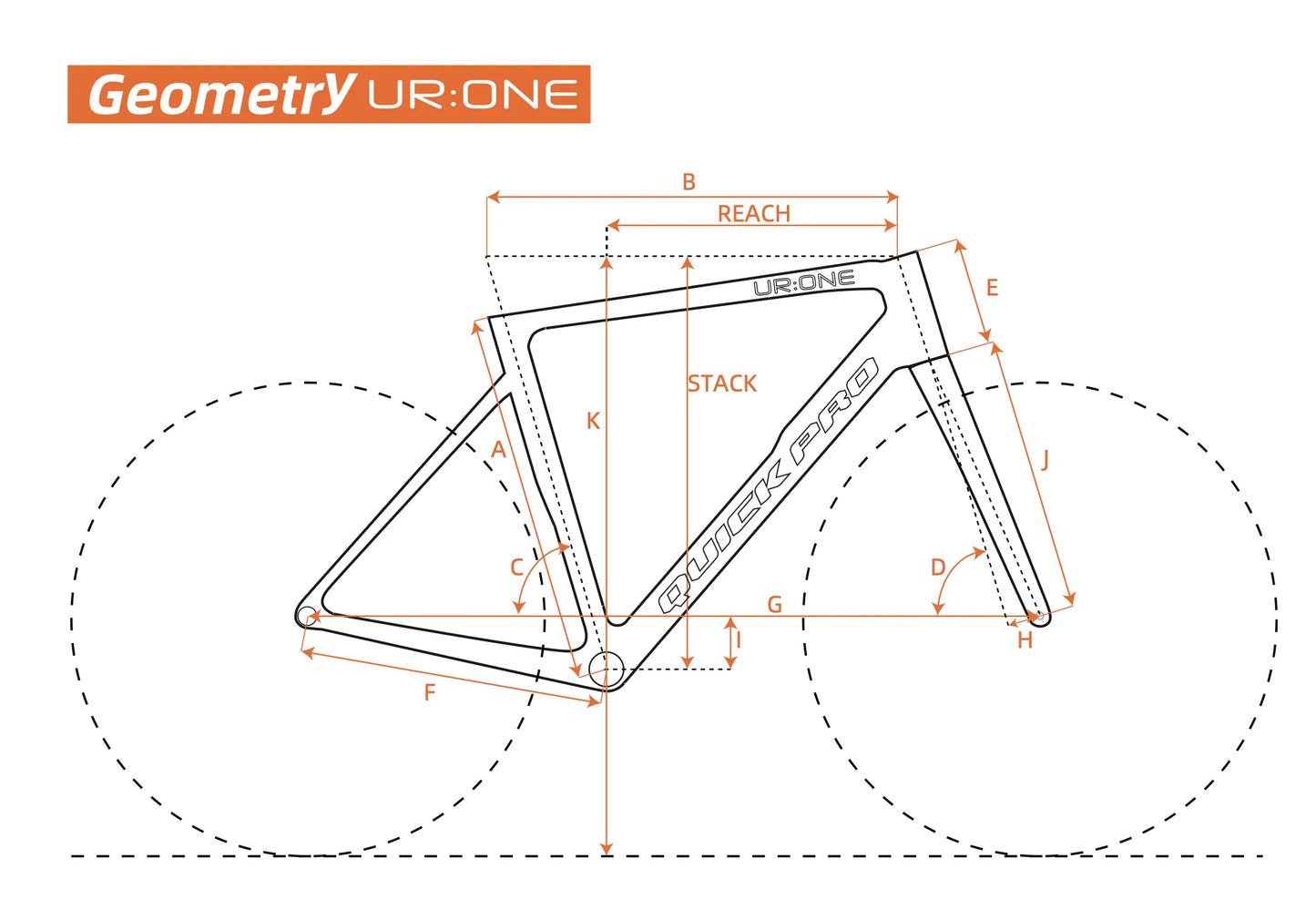 Quickpro UR:ONE Carbon Road Bike Frameset | UCI Approved