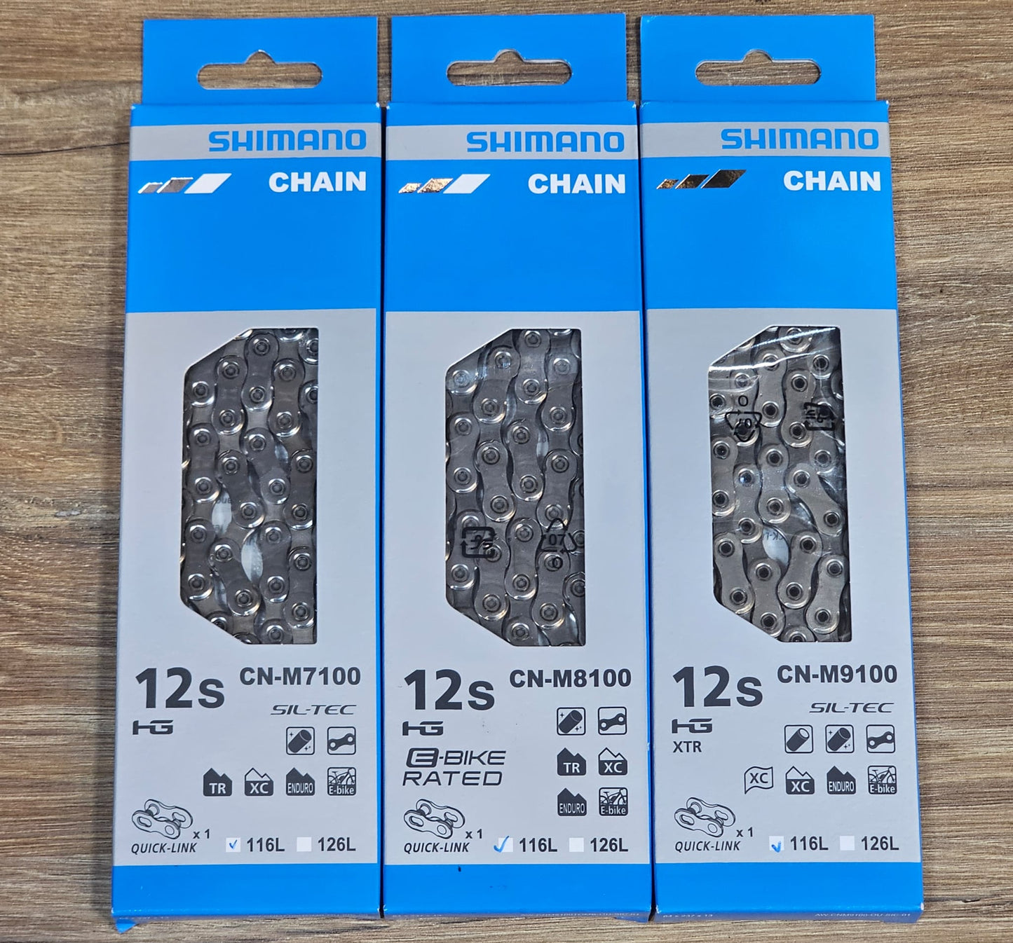 Shimano 12 speed Chain 105 Ultegra Dura Ace XTR Deore XT Chain